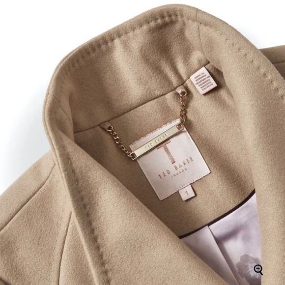 Ted Baker Rose camel coat - Picture 5 of 8